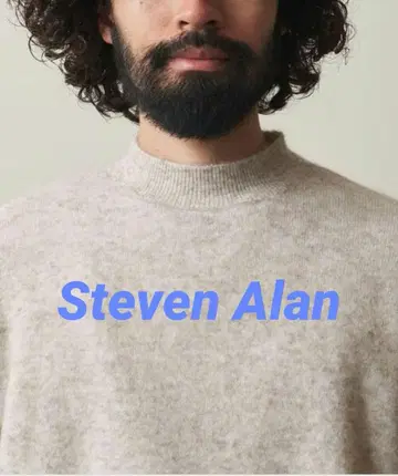 Steven alan 모헤어 모크넥 니트 -LOOSE S 사이즈
