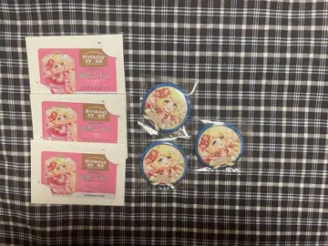 신데렐라 걸스 유자 코즈에 birthday 카드 캔뱃지 애니카페