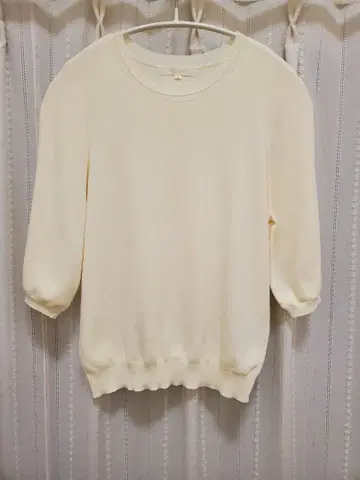 시원한 다기능 부드러운 드라이 터치 칠부 소매 풀오버