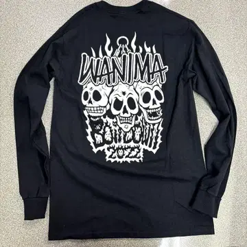 WANIMA BOILDOWN 2022 긴팔 T셔츠 롱티 해골 스컬