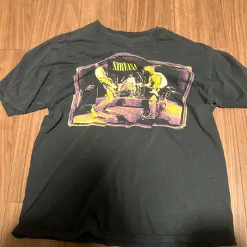Nirvana T셔츠 1996년제 블랙