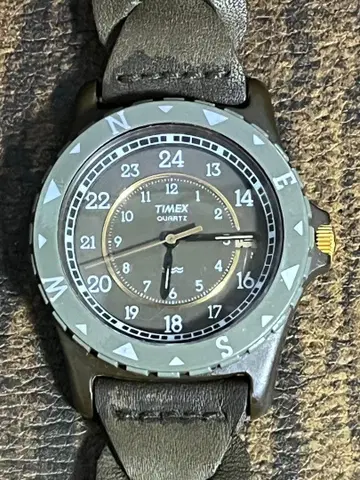 TIMEX 사파리 80년대 남성용 손목시계