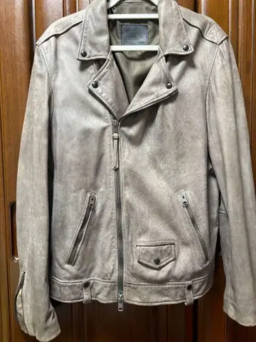 올세인츠 가죽 자켓 더블 라이더스