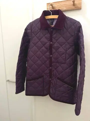 LAVENHAM 라벤햄 퀼팅 자켓 퍼플 36 새상품급
