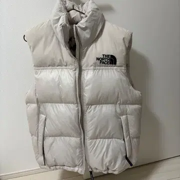 THE NORTH FACE 다운 베스트 화이트