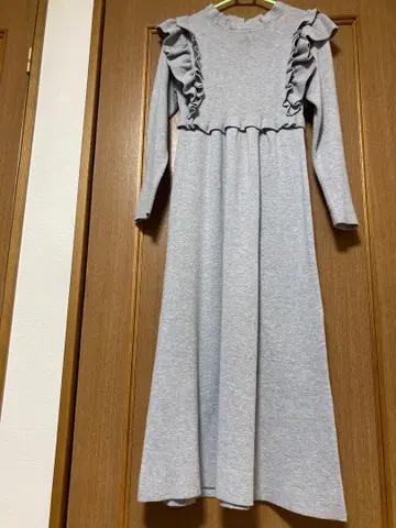 jnhearts JNH 프릴 니트 원피스 36 사이즈