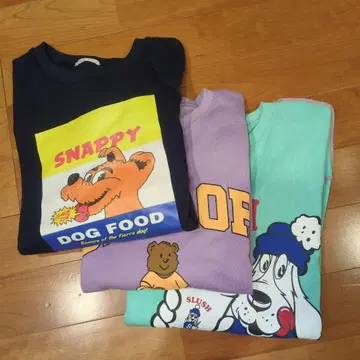 프린트 맨투맨 3개 세트 한국