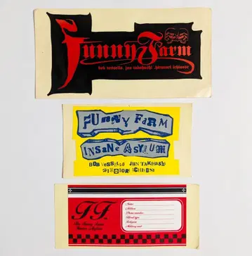 FUNNY FARM 스티커 3개 퍼니팜