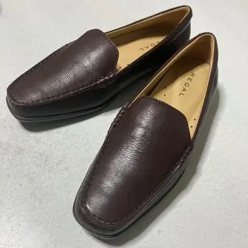 [ 미사용 ] REGAL 리걸 슬립온 드라이빙 22cm 브라운