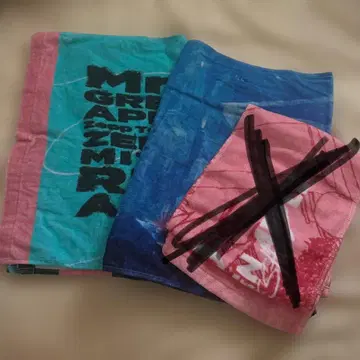 Mrs. GREEN APPLE 타월 2세트 라이브 굿즈 새상품급