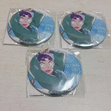 닌타마 란타로 타치바나 센조 세가 럭키 쿠지 캔뱃지