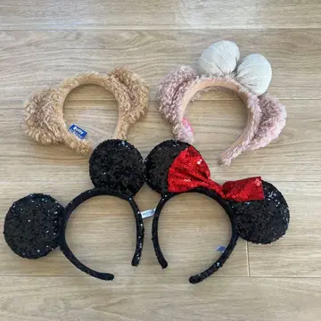 디즈니 머리띠 미키 미니 셰리메이 더피