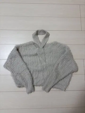 2way 샤기 니트탑