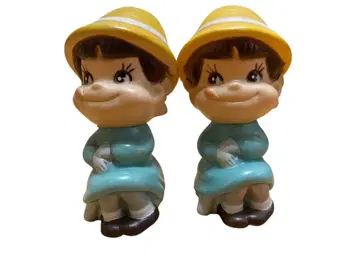 페코짱 인형 원아 소프트 비닐 피규어 2체 세트