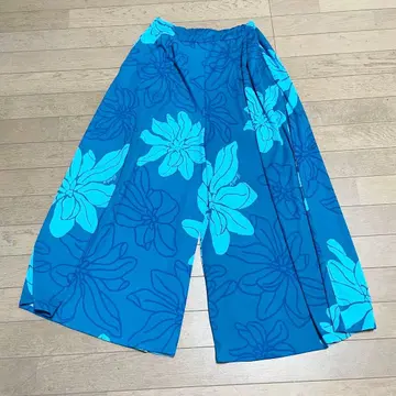 라우레아 하와이 하와이안 와이드 팬츠