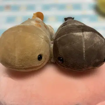 오상쇼산 봉제 인형 2종 세트 우오 우옷토