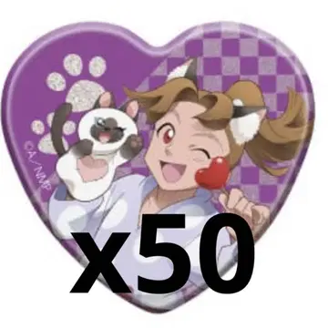 닌타마 난자 하트 캔뱃지 미키에몬 50개