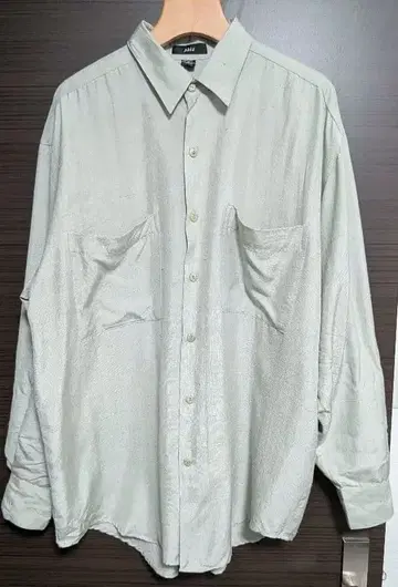 phiz 실크 셔츠 민트 그린 M 사이즈 긴팔