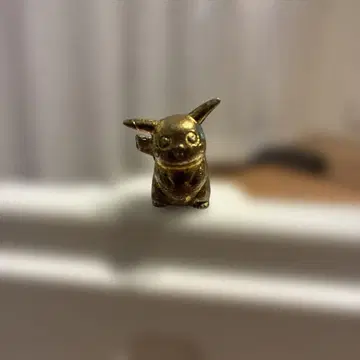 [ 포켓몬 메탈 컬렉션 ] 피카츄 골드 당시 물품 레어