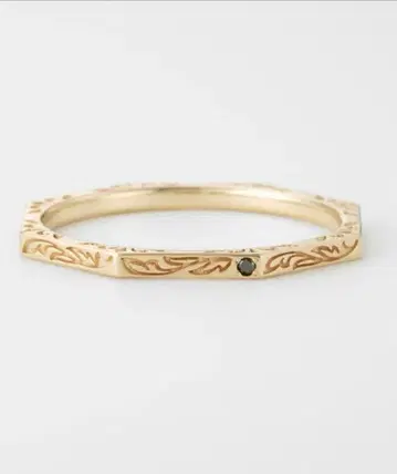 agete 블랙 다이아몬드 10K 반지 15호