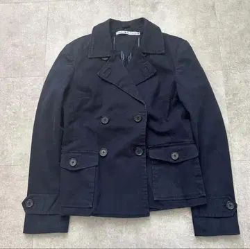 타미힐피거 P 코트 자켓 네이비 M 코튼