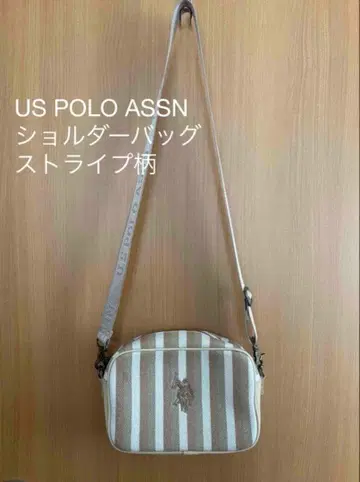 US POLO ASSN 스트라이프 숄더백