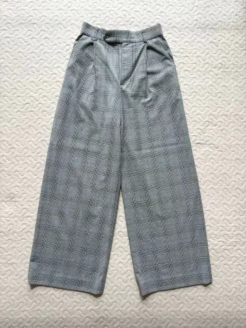 언타이틀 체크 와이드 팬츠 1(S)
