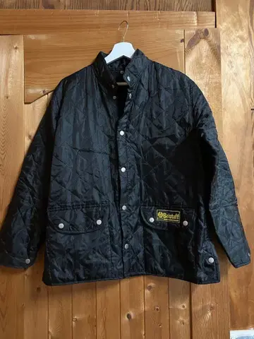 레어 구제 의류 Belstaff 퀼팅 자켓 블랙