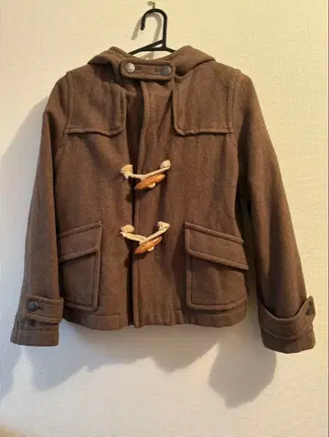 더플 코트 미들 사이즈 S 사이즈 브라운 네넷