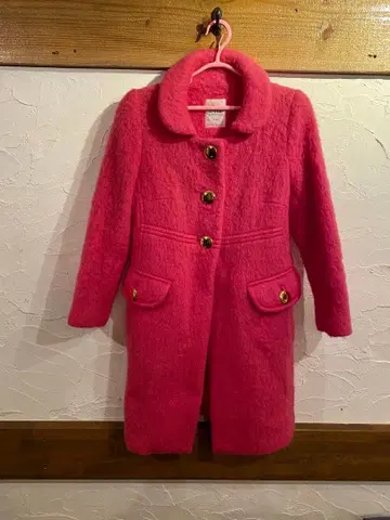 Me Couture 핑크 롱 코트