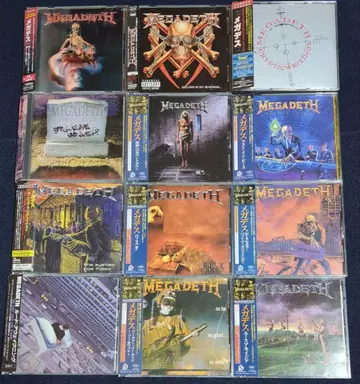 MEGADETH CD 12장 세트