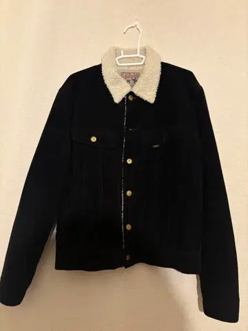 Lee 리 스톰 라이더 코듀로이 보아 자켓 블랙 계열 L