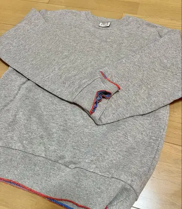 BASERANGE 그레이 맨투맨 XS