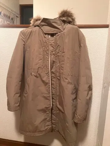 MEN'S MELROSE 후드 부착 코트 베이지