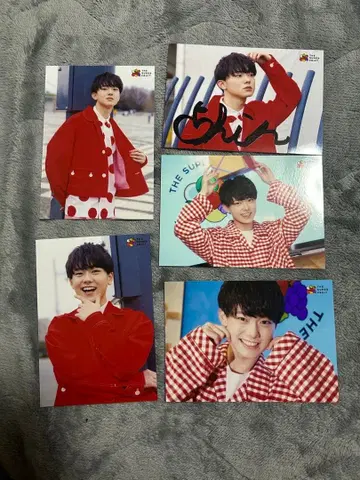 THE SUPER FRUIT 오다 이신 사진 5장 세트 (사인 포함)