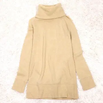 새상품급 Theory 캐시미어 혼방 울 하이넥 롱 니트 미니 원피스