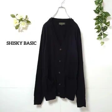 SHISKY BASIC 긴팔 가디건 L 블랙 겉옷