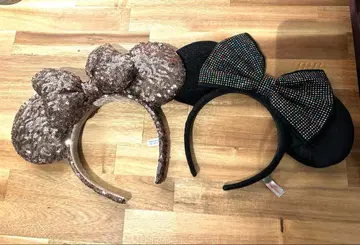 디즈니 머리띠 세트 (로즈 골드 블랙)