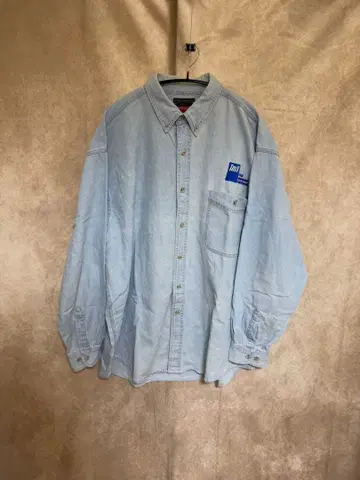 00s Wrangler 랭글러 기업 데님 셔츠