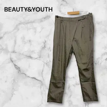 뷰티 앤 유스 캐주얼 팬츠 그레이 스키니 실루엣 S 사이즈