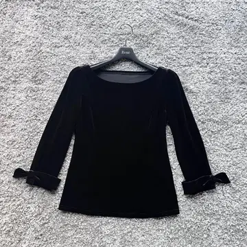 VELOUR NOIR 38 벨로아 상의 블랙 FOXEY