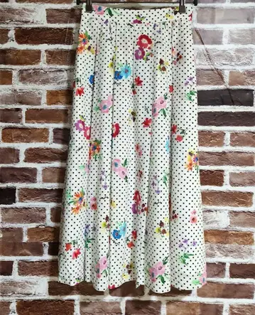 maglie le cassetto 마리에르 카세트 도트 플라워 스커트