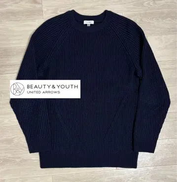 [ BEAUTY & YOUTH ] 울 100% 니트 스웨터