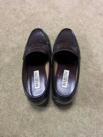 HARUTA 다크 브라운 로퍼