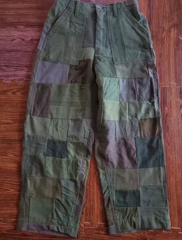 베이커 팬츠 카고 팬츠 패치워크