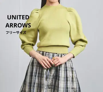 UNITED ARROWS 퍼프 슬리브 니트 볼륨 소매 롱 슬리브