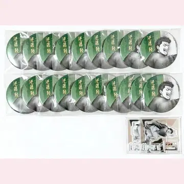 은혼 전시회 컬렉션 캔뱃지 아크릴 피규어 곤도 이사오