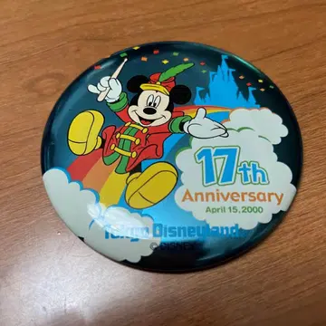 도쿄 디즈니랜드 17th Anniversary 캔뱃지