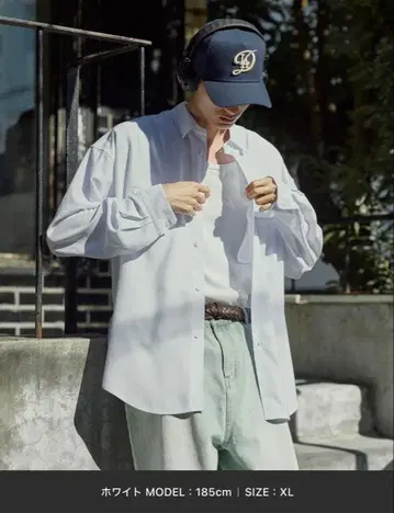 블레메 릴랙시 슬래시 포켓 레귤러 카라 셔츠