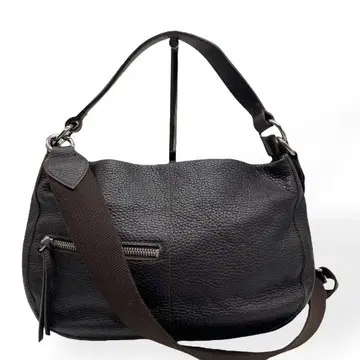 컨디션 최상 FURLA 훌라 2way 숄더백 가죽 브라운 천연 가죽